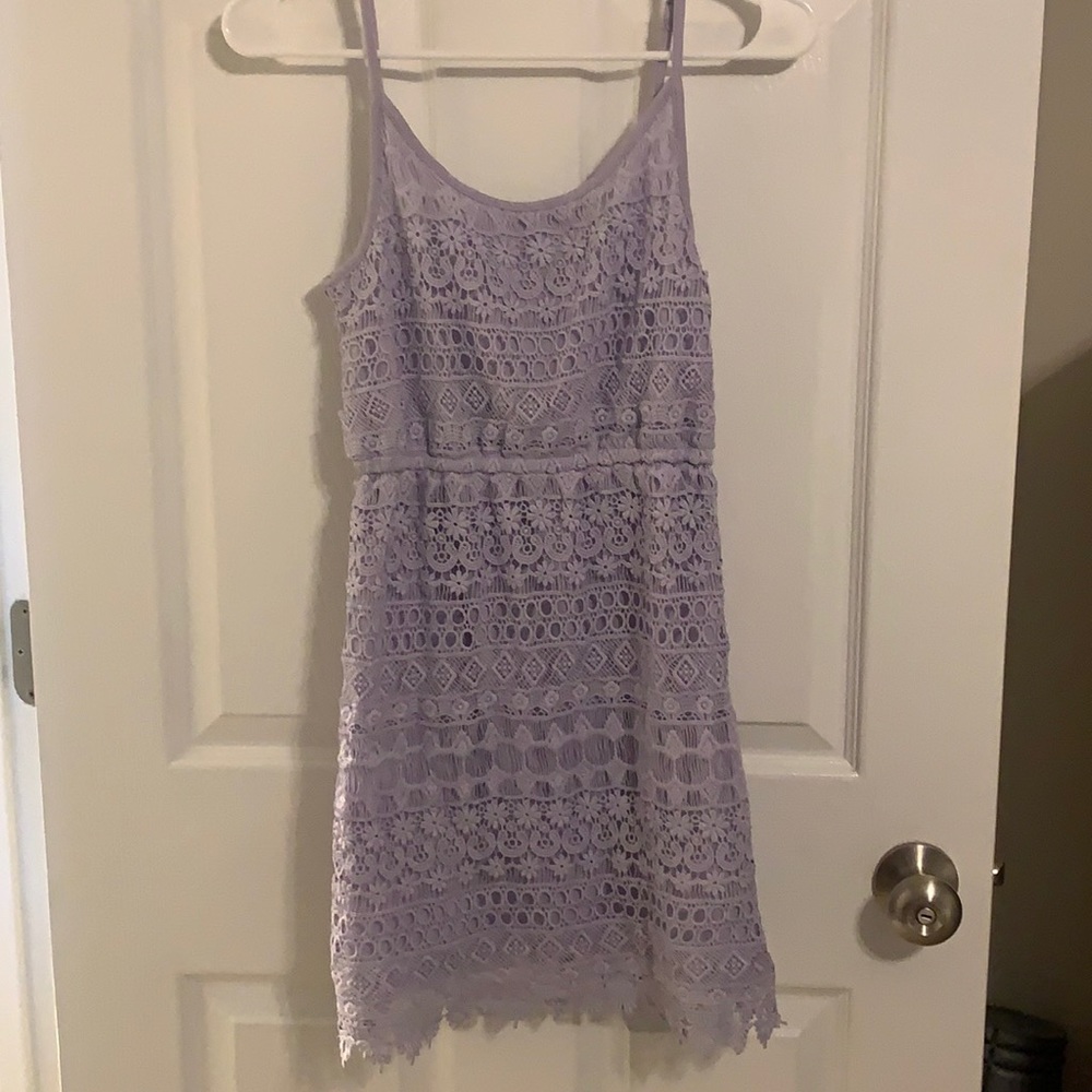 Light purple lace dress